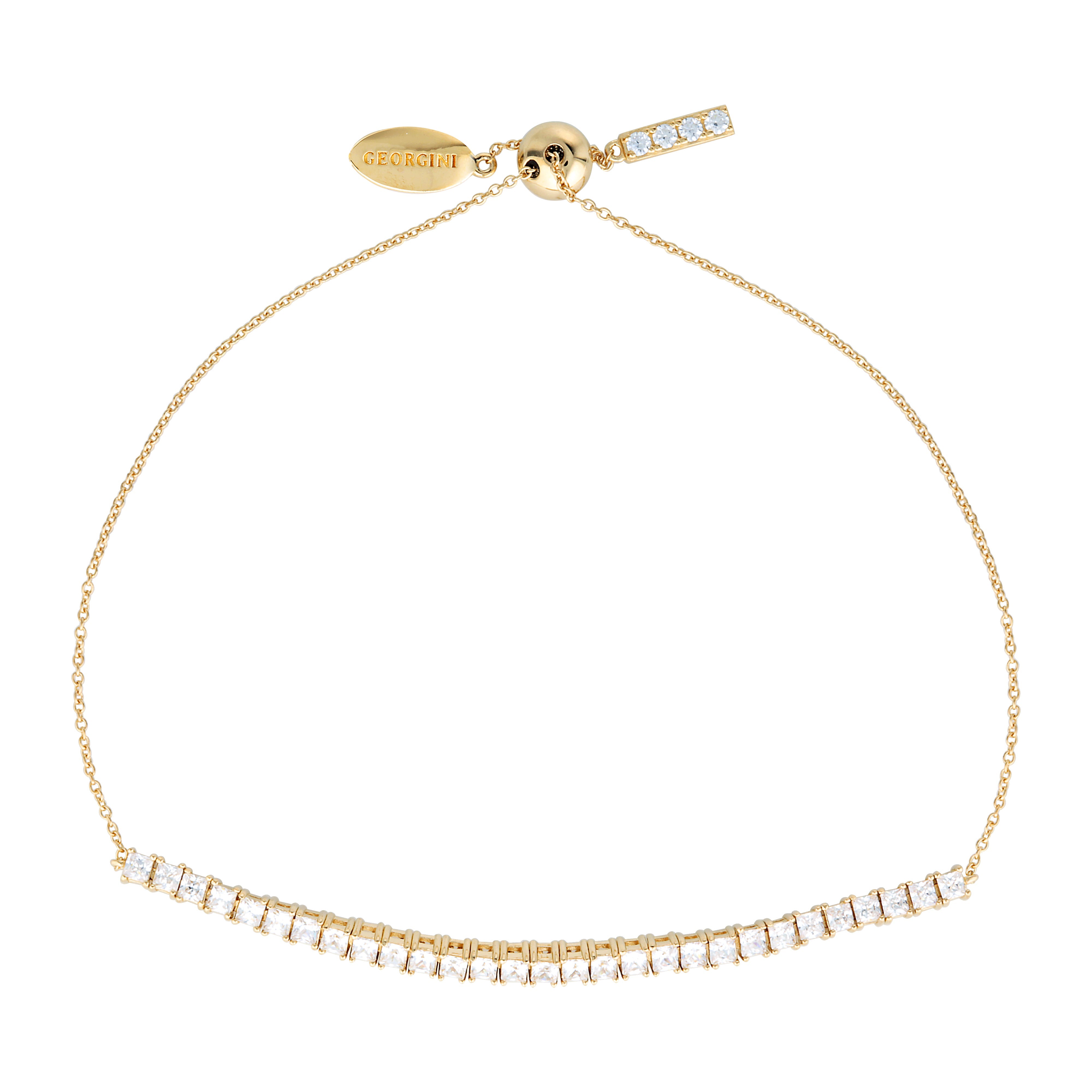 ICONIC BRIDAL VERA 2MM BRACELET GOLD ADJUSTABLE