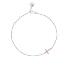 Blush Cross Bracelet - Melbourne Jewellers