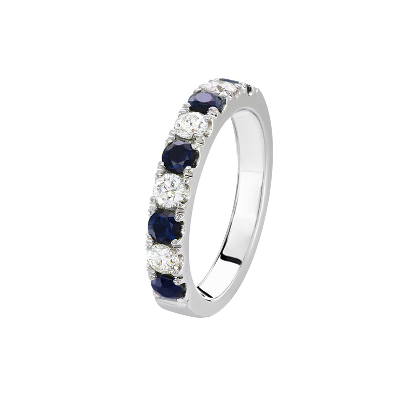 Erica 18ct White Gold Australian Blue Sapphire Ring - Melbourne Jewellers