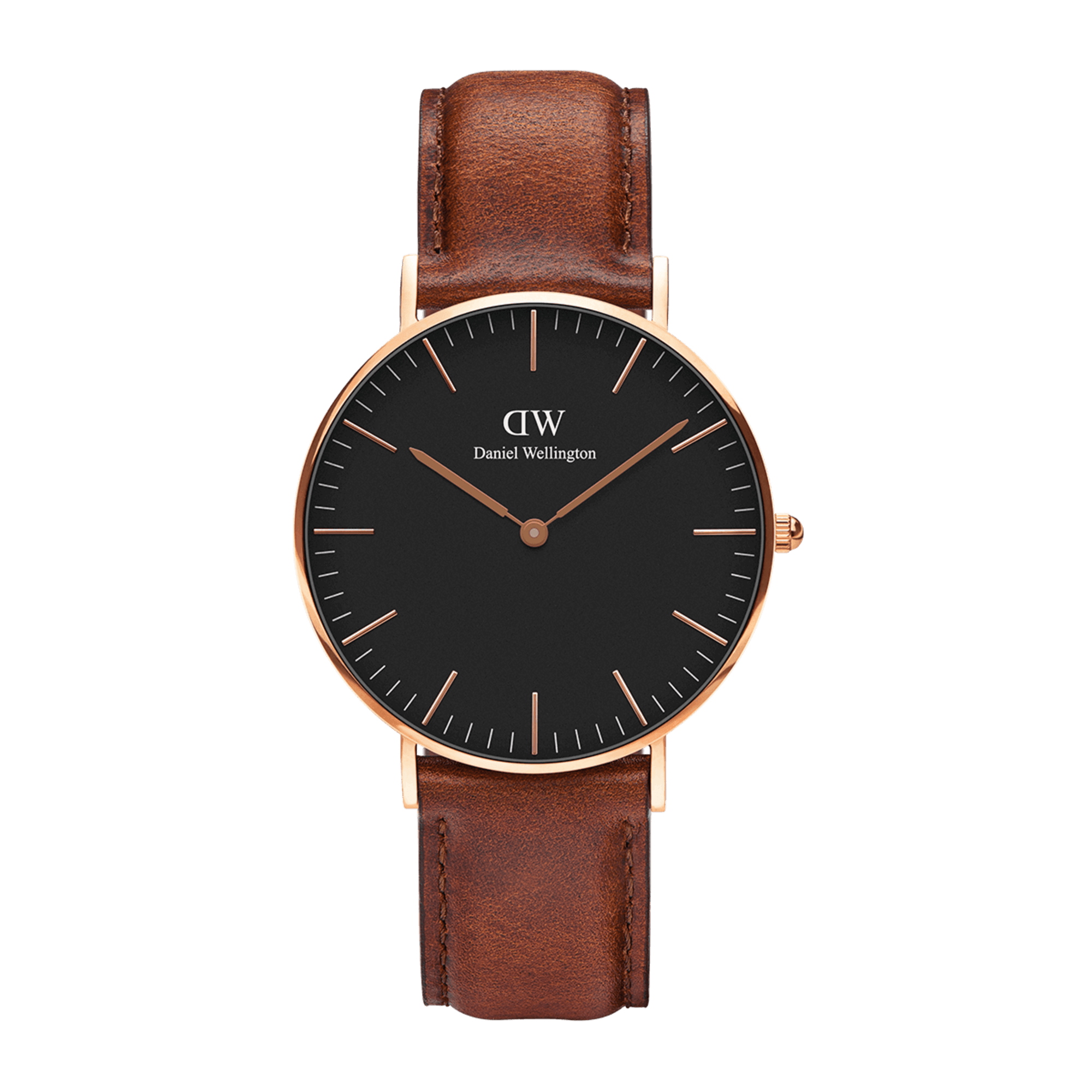 Daniel Wellington Classic 40 St Mawes Rose Gold Black Watch Melbourne Jewellers