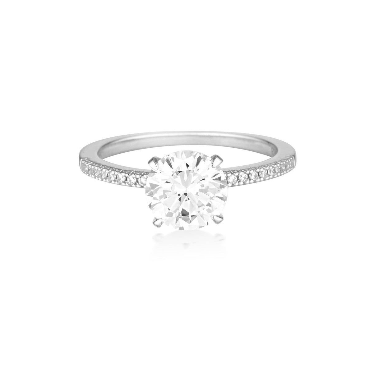 Iconic Bridal Francesca Ring Silver - IR488W – Melbourne Jewellers