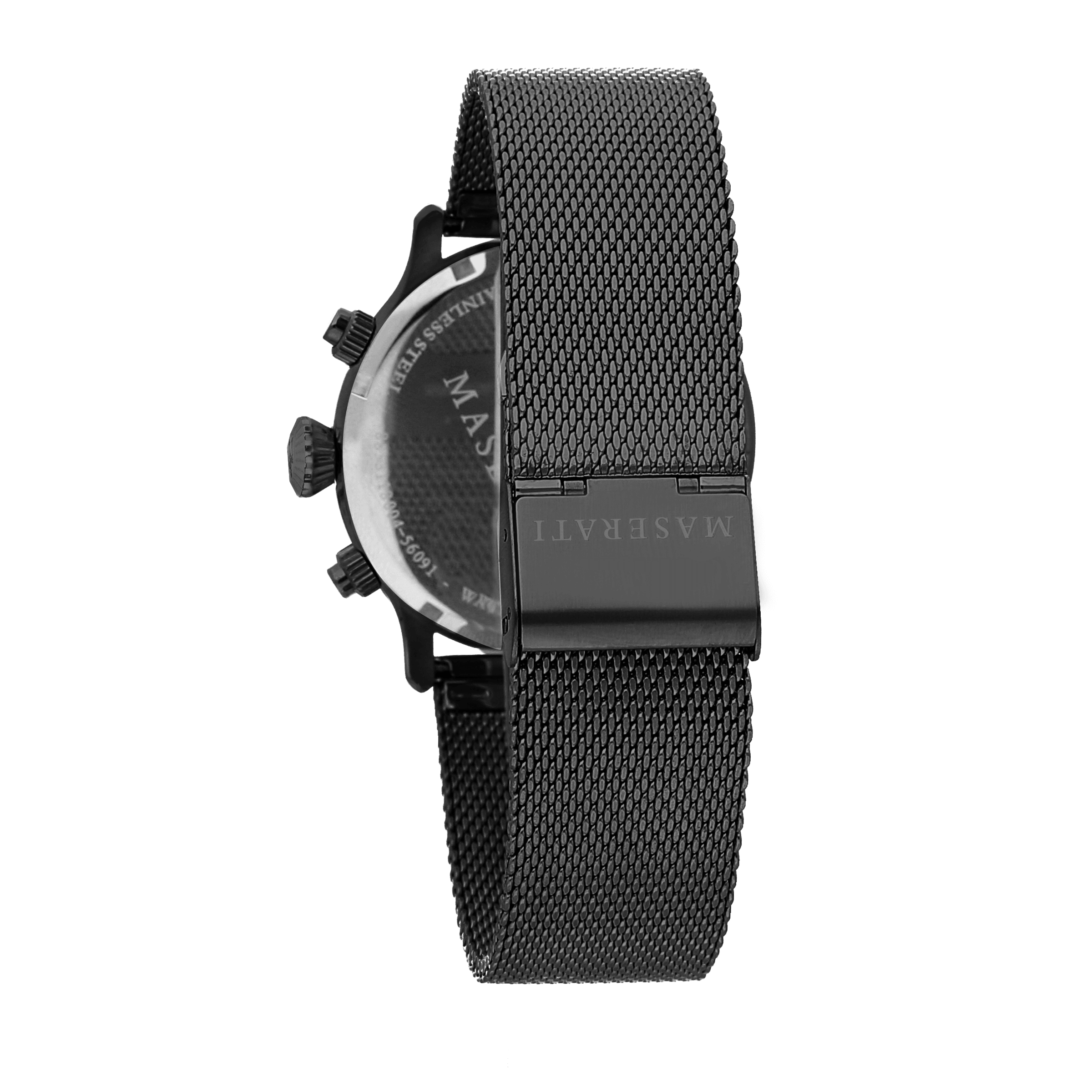 EPOCA 42mm Black Steel Mesh Watch - Melbourne Jewellers