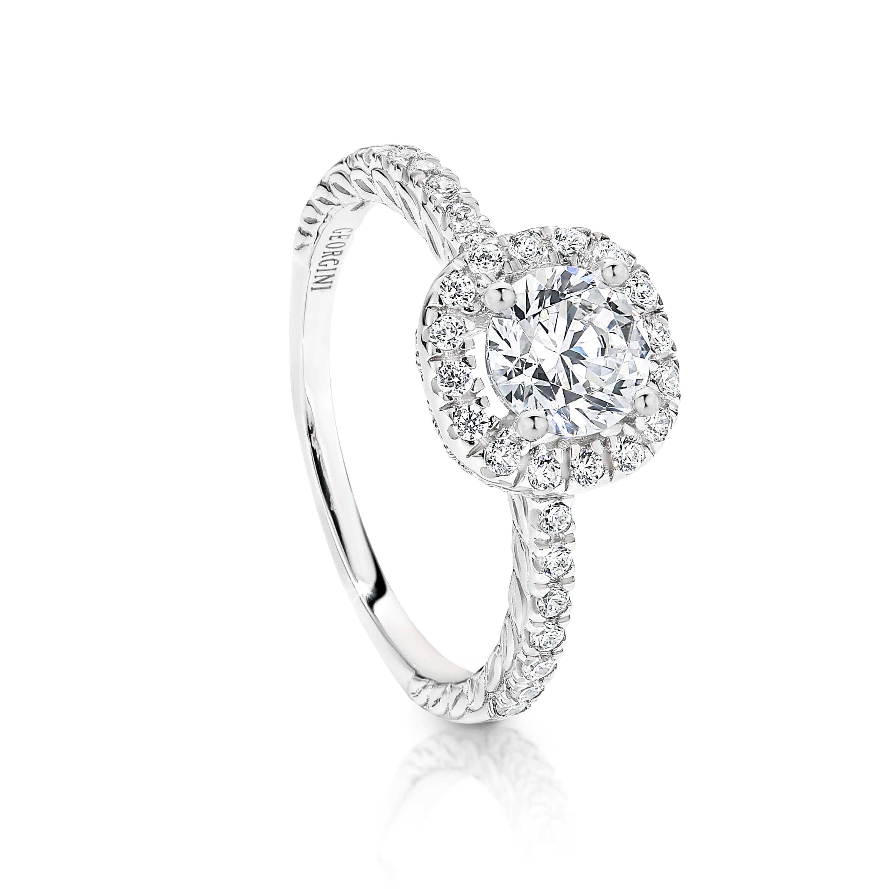 Georgini - Themis Sterling Silver Cubic Zirconia Ring - Melbourne Jewellers