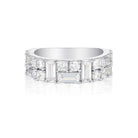 GEORGINI MOSAIC SILVER BAND - Melbourne Jewellers