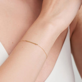 Ania Haie 14kt Gold Solid Bar Bracelet