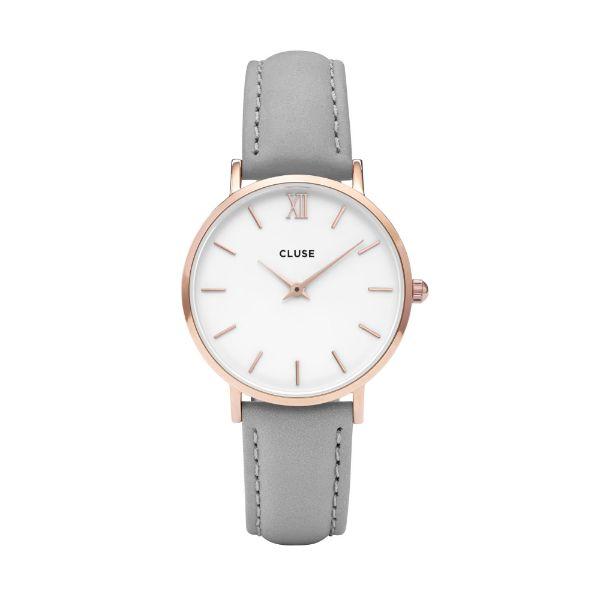 CLUSE Minuit Rose Gold White/Grey CW0101203010 - Melbourne Jewellers