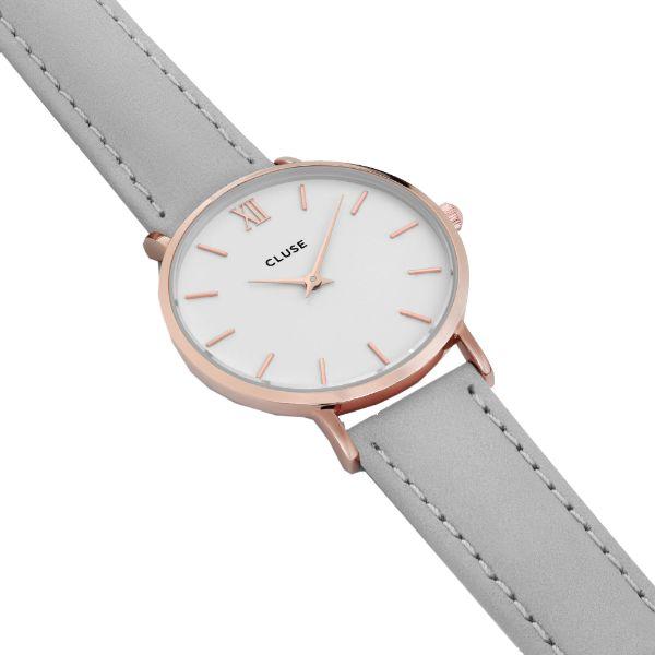 CLUSE Minuit Rose Gold White/Grey CW0101203010 - Melbourne Jewellers