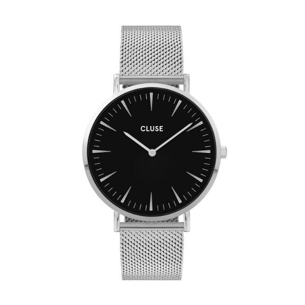 CLUSE Boho Chic Mesh Silver/Black CW0101201004 - Melbourne Jewellers