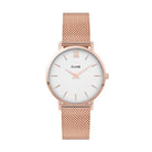 CLUSE Minuit Mesh Rose Gold/White CW0101203001 - Melbourne Jewellers