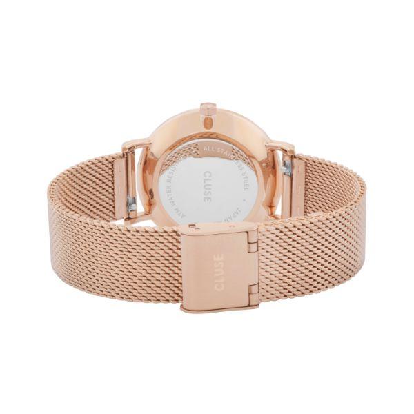 CLUSE Minuit Mesh Rose Gold/White CW0101203001 - Melbourne Jewellers