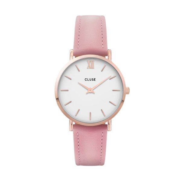 CLUSE Minuit Rose Gold White/Pink CW0101203006 - Melbourne Jewellers