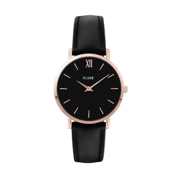 CLUSE Minuit Rose Gold Black/Black CW0101203013 - Melbourne Jewellers