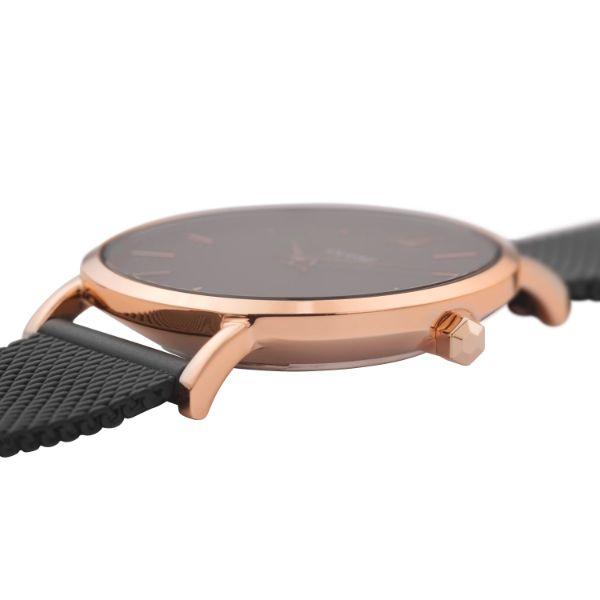 CLUSE Minuit Mesh Rose Gold Black/ Black CW0101203024 - Melbourne Jewellers