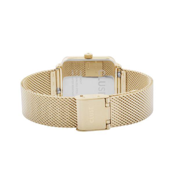 CLUSE La Tetragone Gold Mesh / White CW0101207002 - Melbourne Jewellers