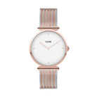 CLUSE Triomphe Rose Gold Bicolour Mesh CW0101208001 - Melbourne Jewellers