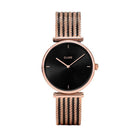 CLUSE Triomphe Mesh Bicolour Rose Gold Black /Black CW0101208005 - Melbourne Jewellers