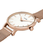 CLUSE Boho Chic Petite Mesh Rose Gold/White CW0101211003 - Melbourne Jewellers