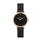 CLUSE Boho Chic Petite Mesh Rose Gold/Black CW0101211004 - Melbourne Jewellers