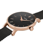 CLUSE Boho Chic Petite Mesh Rose Gold/Black CW0101211004 - Melbourne Jewellers