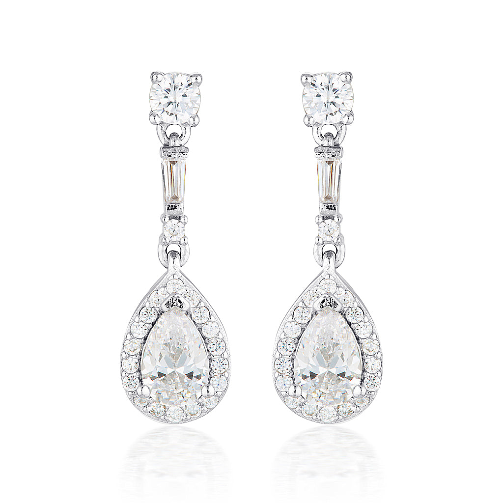 GEORGINI CHANTELLE TRIPLE TEARDROP EARRING - Melbourne Jewellers