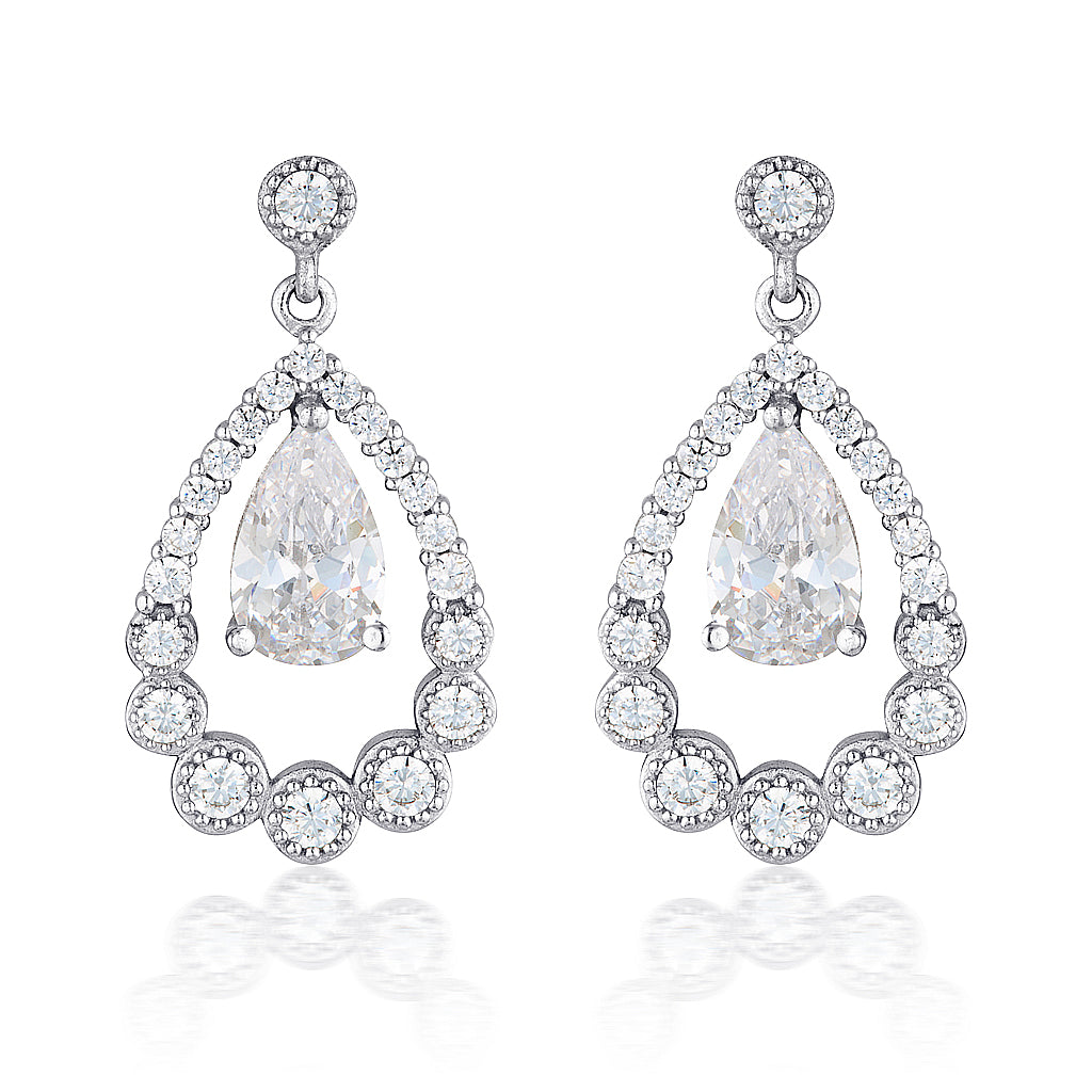 GEORGINI CHANTELLE TRIPLE TEARDROP EARRING - Melbourne Jewellers