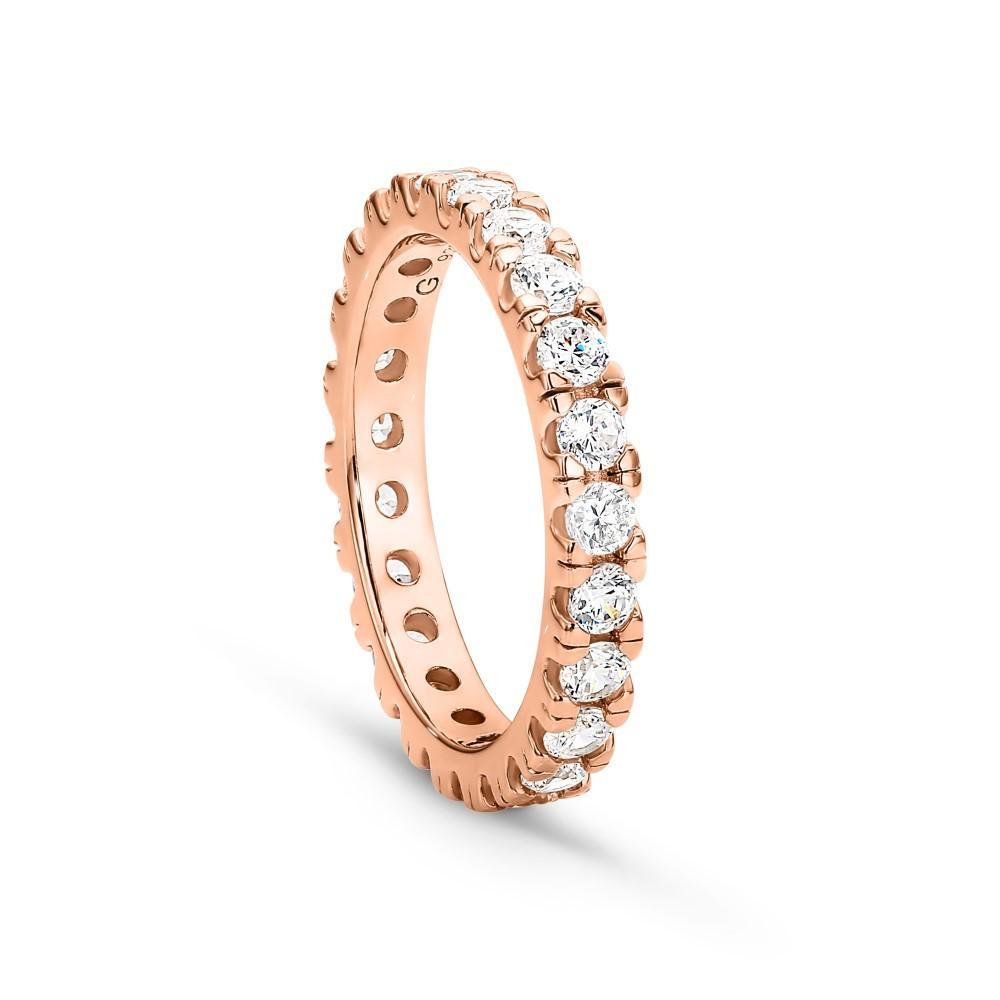 GEORGINI VIENNA ROSE GOLD 3MM RING - Melbourne Jewellers